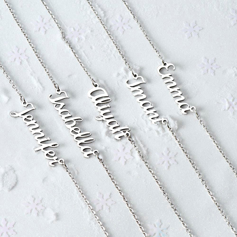 Custom Name Necklace — The Gift They'll Never Forget